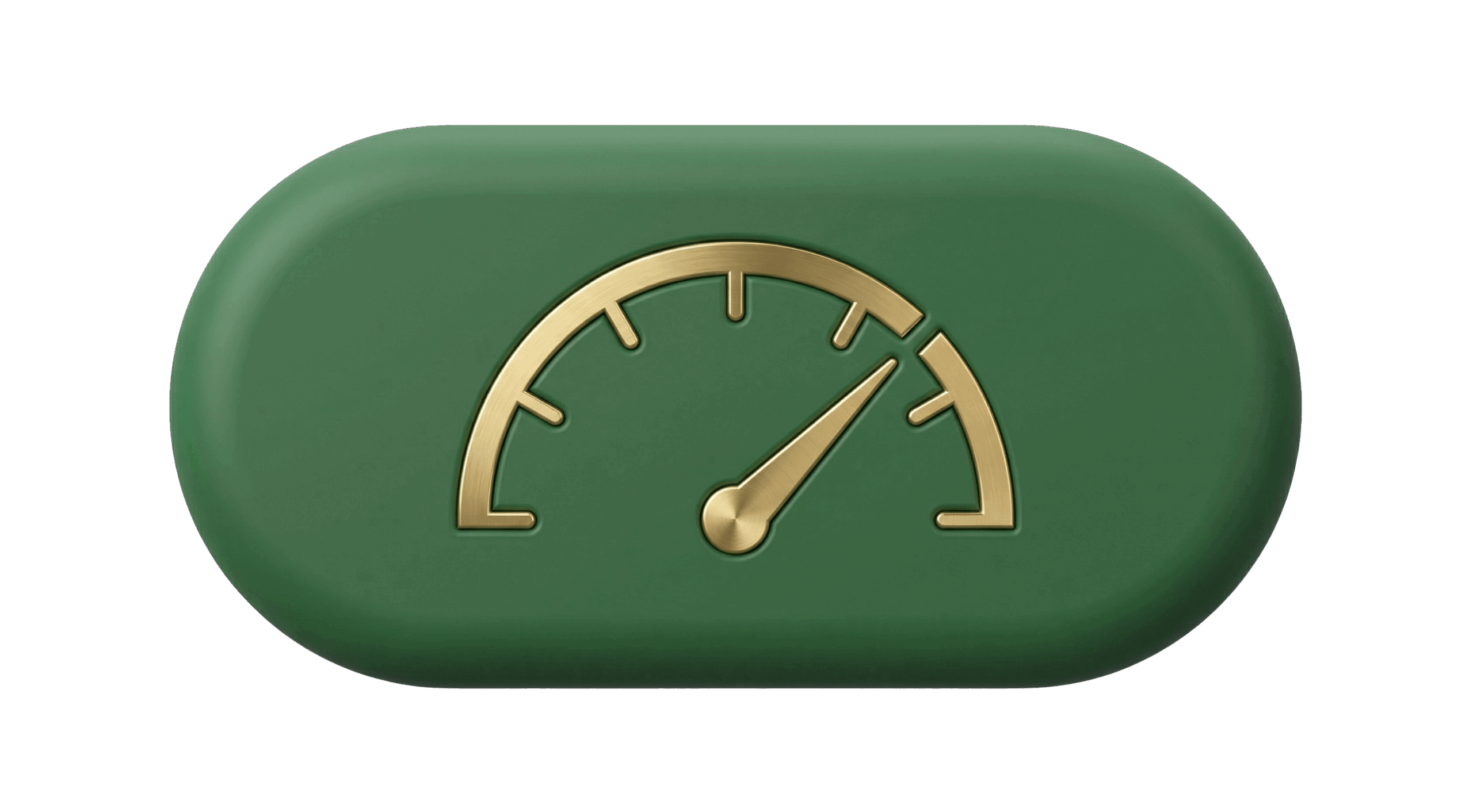  Green gauge icon for formative evaluation